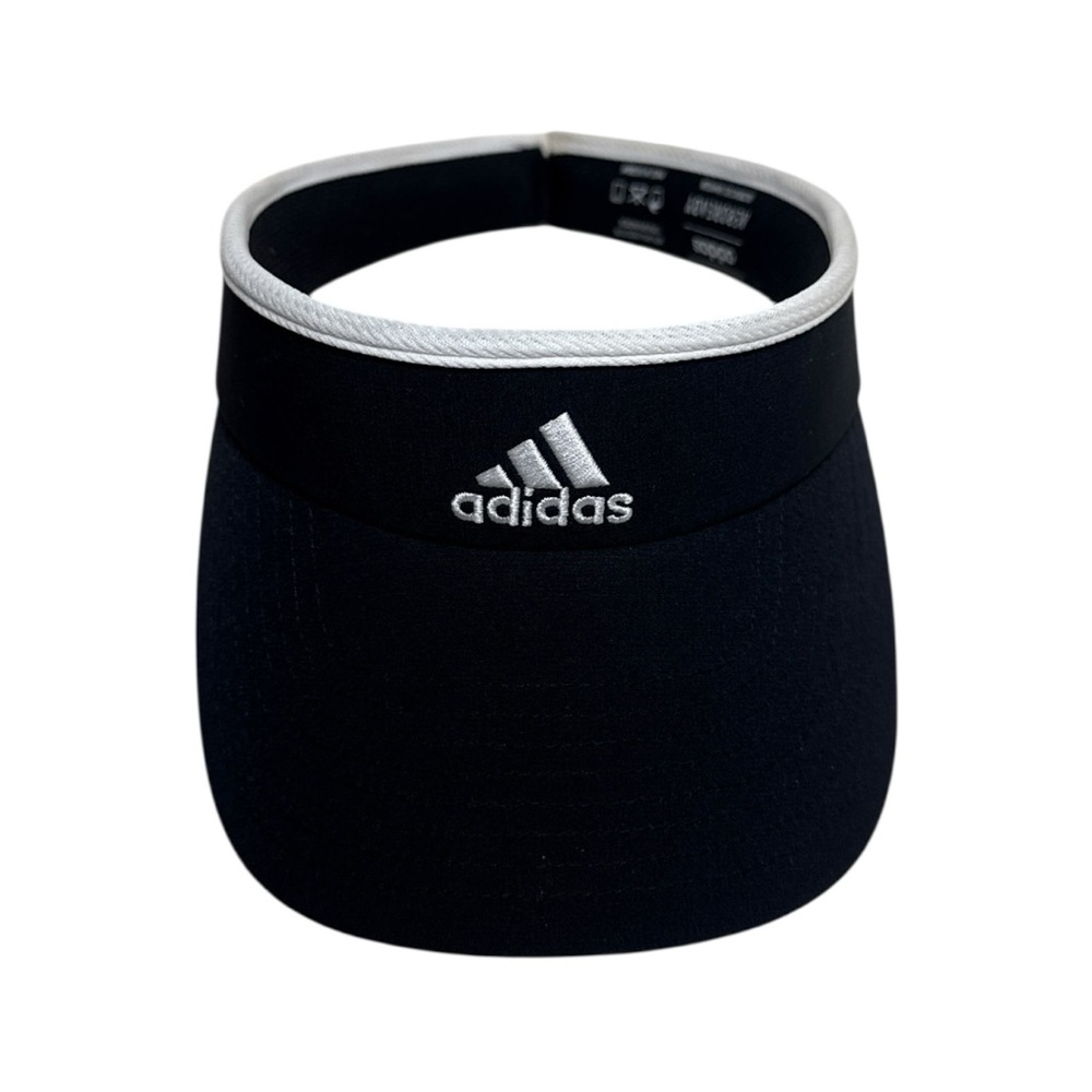 Adidas AEROREADY Sports Visor Black&White Adjustable Lightweight Breathable NWOT